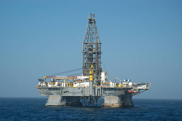 "deepwater horizon" petróleo offshore rig - oil rig sea oil well oil drill - fotografias e filmes do acervo