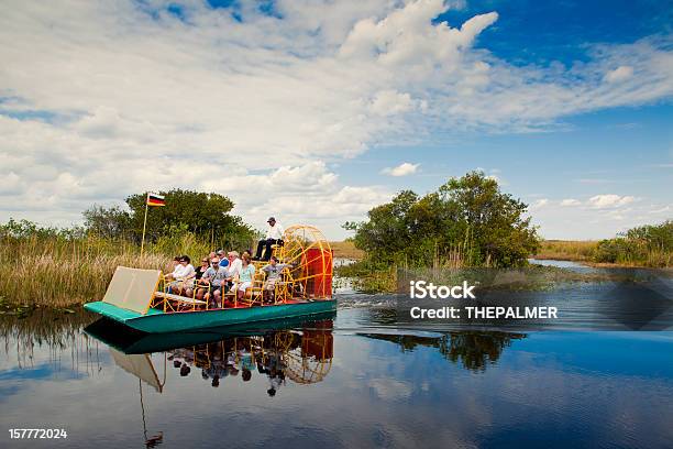 Air Boot In Die Florida Everglades Stockfoto und mehr Bilder von Everglades-Nationalpark - Everglades-Nationalpark, Luftkissenboot, Miami