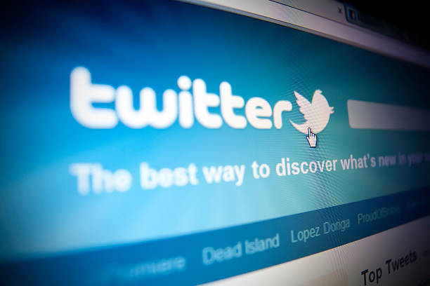 twitter ホームページです。 - web page 写真 ストックフォトと画像