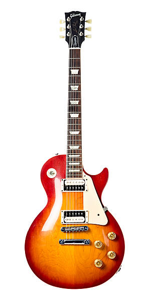 Gibson Les Paul Standard electric guitar stock photo