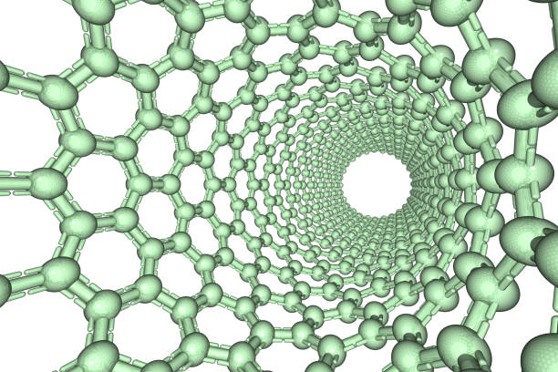 nanotubes di carbonio - hydrogen bonding foto e immagini stock