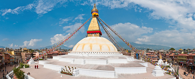 Top of bronze relief at Tibetan temple in Ladakh India.