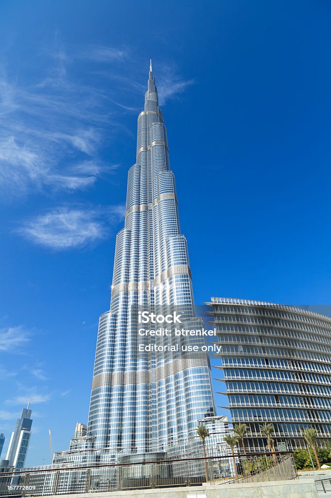 ブルジュ・ハリーファ-世界で最も高いビル - アラビアのロイヤリティフリーストックフォト
