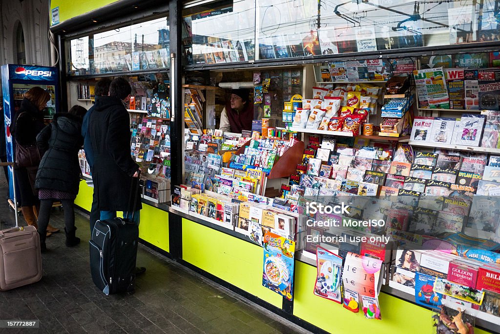 Zeitungsstand - Lizenzfrei Italien Stock-Foto