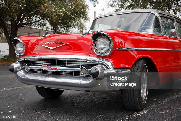 Vorderansicht Eines Klassischen Chevrolet Stockfoto und mehr Bilder von 1957 - 1957, Chevrolet, Altertümlich