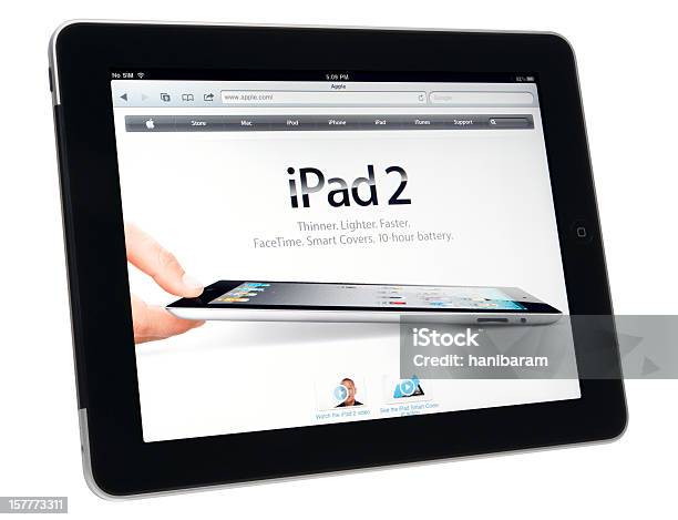 Apple Ipad 3 G Wifi Mit Clipping Path Stockfoto und mehr Bilder von Berührungsbildschirm - Berührungsbildschirm, Clipping Path, Computerteil