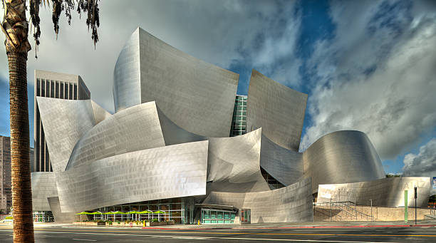 Walt Disney Concert Hall, Los Angeles, CA, USA. stock photo