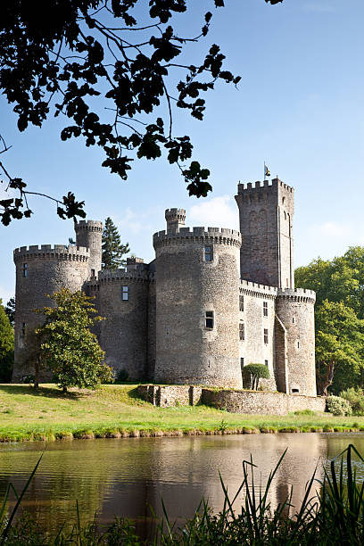 Erquy, France, July 3, 2022 - Château de Bienassis, Historic Site and Monument, Castle, Fortified Castle in Erquy