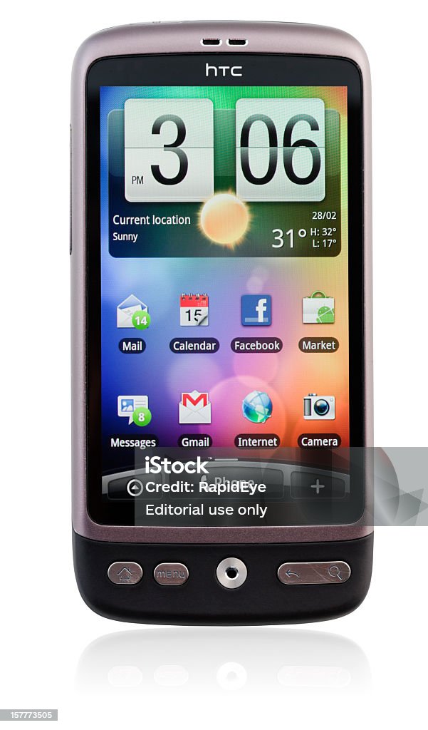 HTC Desire Telefone Inteligente - Royalty-free Acessório Foto de stock