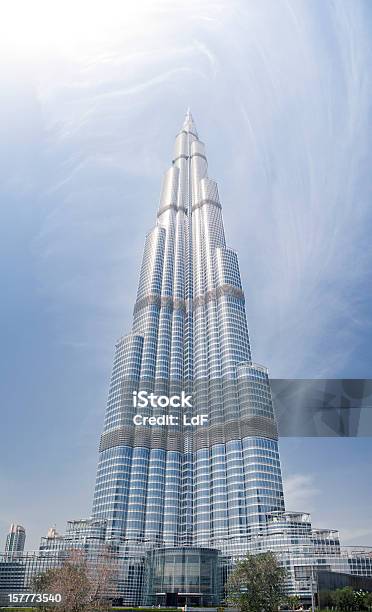 부르즈 할리파 세계에서 가장 높은 건물 0명에 대한 스톡 사진 및 기타 이미지 - 0명, 건물 외관, 건설 산업