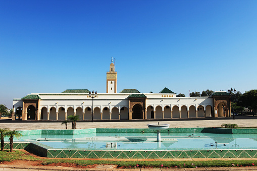 Fountain in front of Royal mosque in Rabat, Morocco (XXXL Canon 5D Mark II). More from Morocco:
