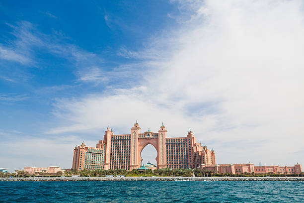 November 29, 2022. Dubai. United Arab Emirates. Sea view of the famous Atlantis hotel.