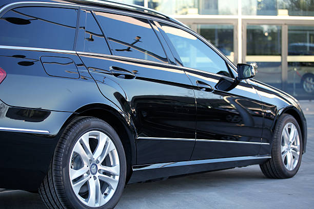 London, UK, May 18, 2021: Mercedes-Benz E 300 DE Plug-In Hybrid Break EQ Power. High quality photo