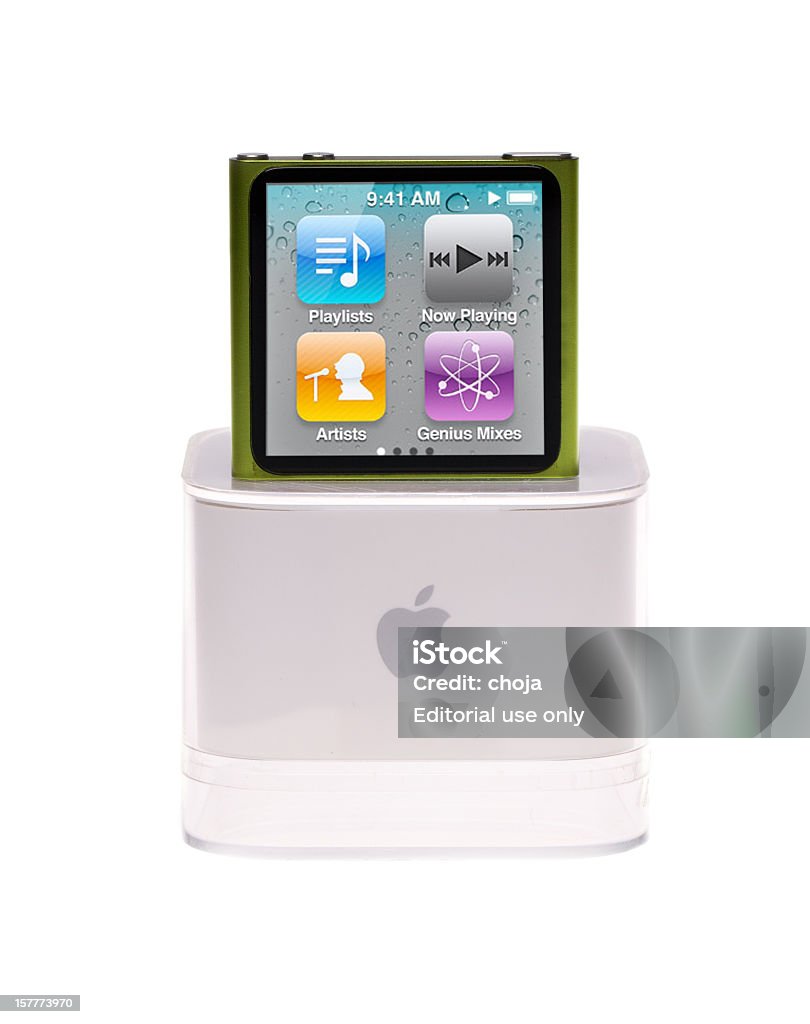 iPod Nano - Lizenzfrei Berührungsbildschirm Stock-Foto