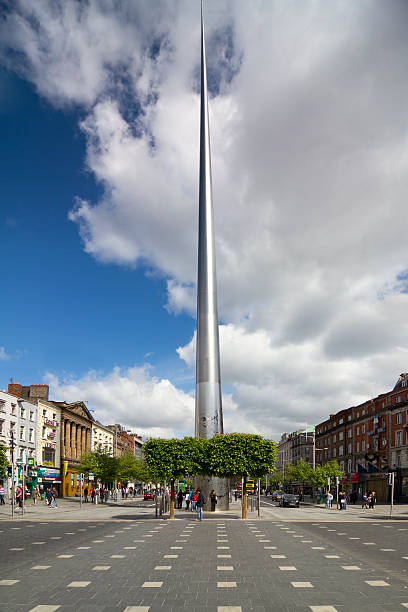 dublin-centro da cidade - spire - fotografias e filmes do acervo