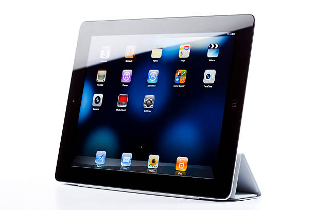 tablet computer isolated on white