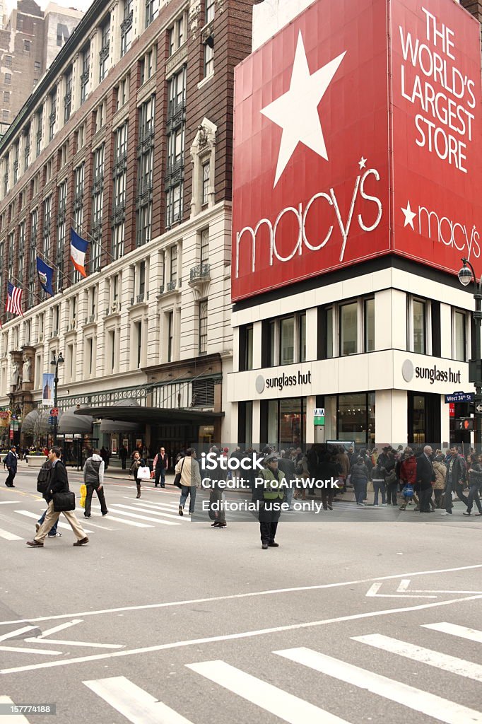 Macy's Herald Square - Foto stock royalty-free di Grande magazzino