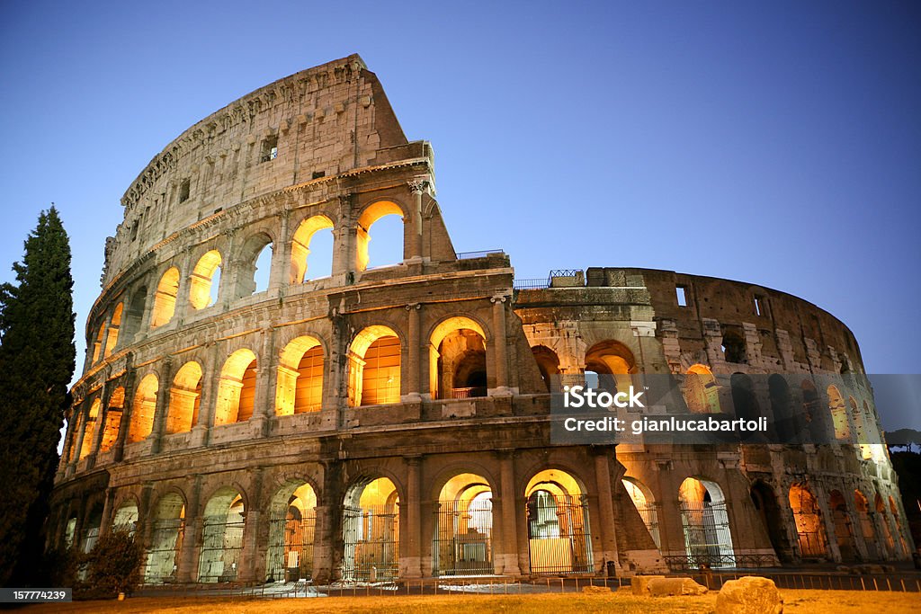 Coliseum by Night  Coliseum - Rome Stock Photo