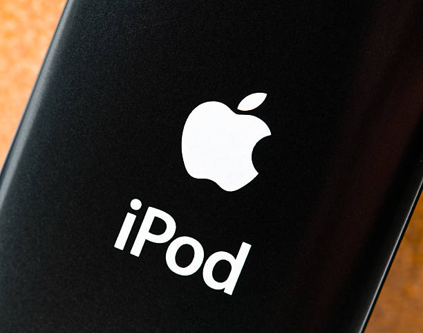 costas caso de maçã ipod nano - ipod mp3 player ipod nano isolated - fotografias e filmes do acervo