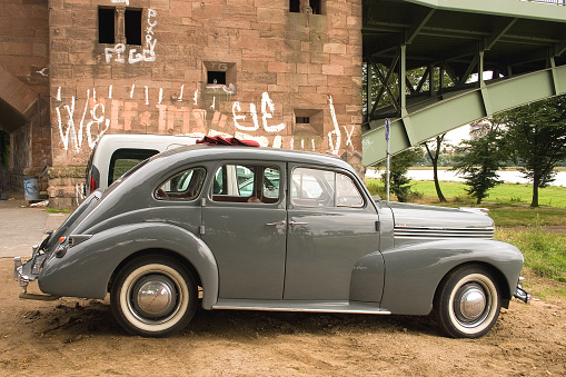 Morretes: Classic VW Beetle parked in Morretes, Brazil. More than 3.3 million VW Beetles have been produced in Brazil.
