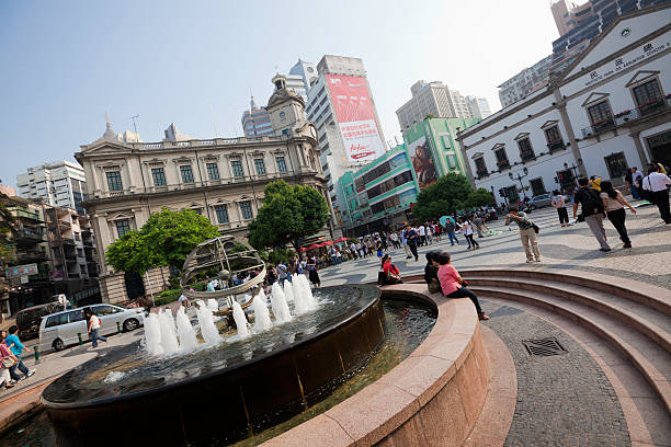 praça do senado, macau - goodyear brand name - fotografias e filmes do acervo