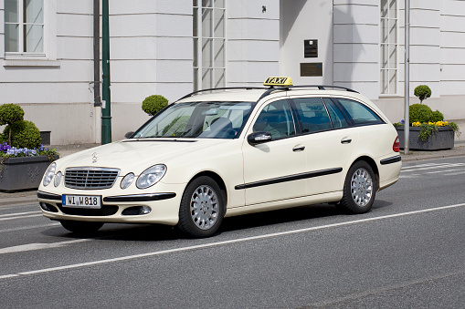 Front view of a toyota corolla car