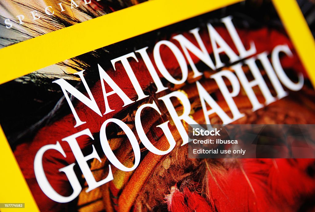 National Geographic couverture gros plan - Photo de National Geographic Society libre de droits