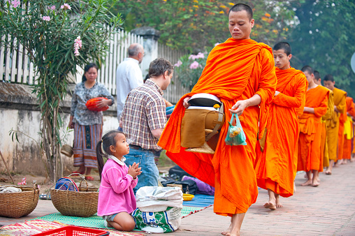 Wat Phra Singh - Buddhists temple in Chiang Mai, Thailand in a summer day