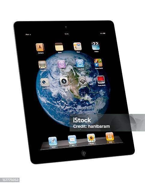 Apple Ipad Mit Clipping Path Stockfoto und mehr Bilder von Berührungsbildschirm - Berührungsbildschirm, Clipping Path, Computer