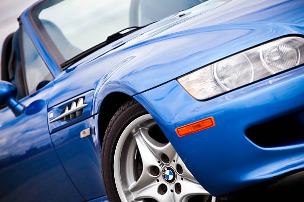 Chester, Cheshire, England, November 22nd 2025. A white BMW Z3 is displayed at the Chester Classic Car Auction.