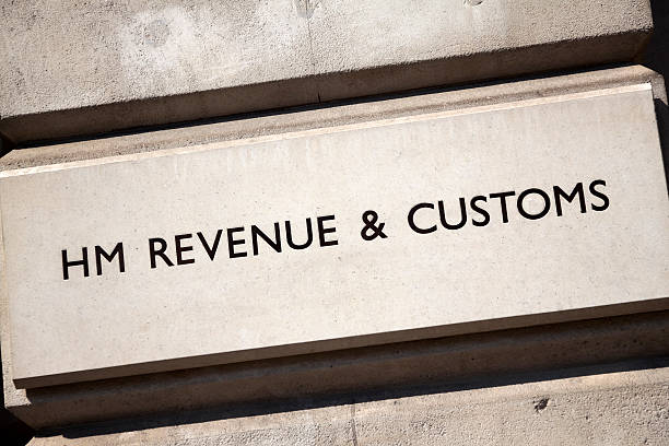 HM Revenue & Customs sign  hm government stock pictures, royalty-free photos & images