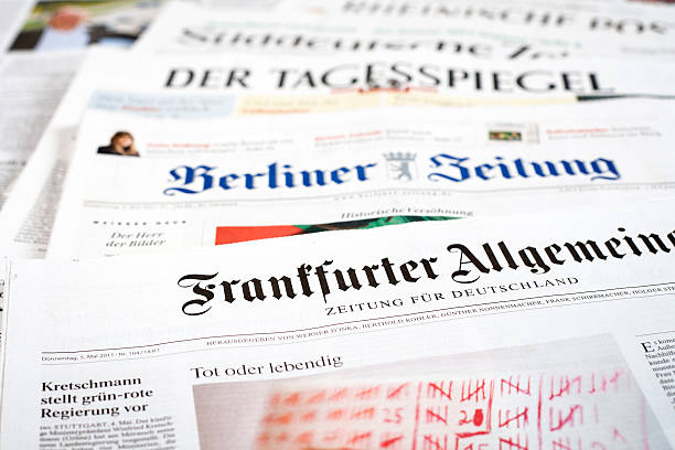 Press review, german newspapers  süddeutsche zeitung photos stock pictures, royalty-free photos & images
