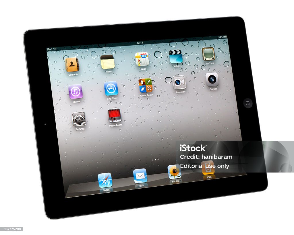 Apple iPad 2 - Foto de stock de Agenda Eletrônica royalty-free