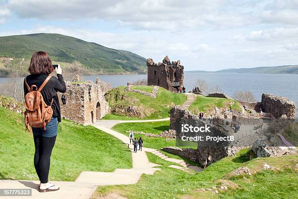 Ruins Of Urquhart Castle Which Sits On The Loch Ness Stock Photo - Download Image Now