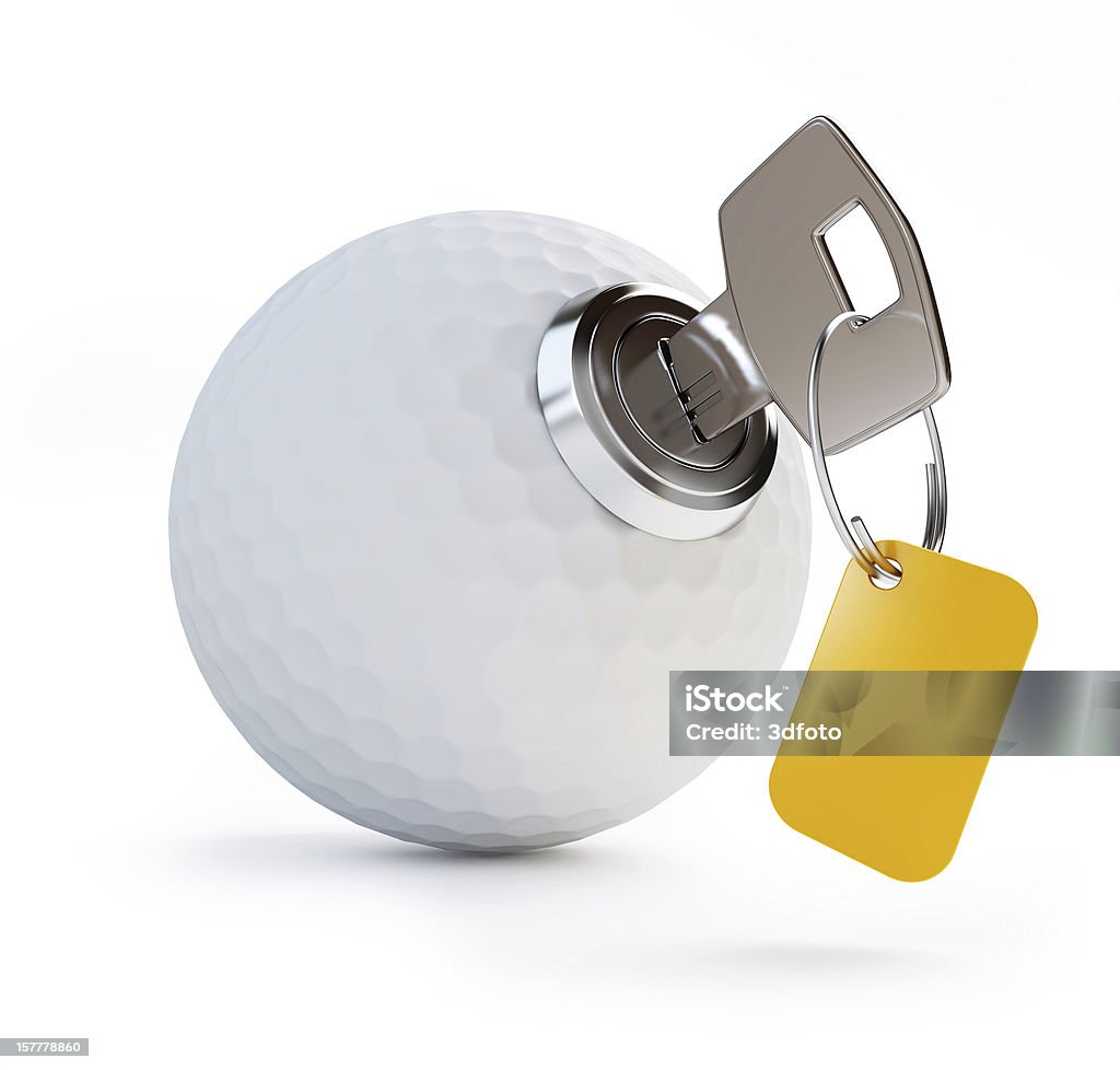 golf Piłka Klucz - Zbiór zdjęć royalty-free (Golf - Sport)