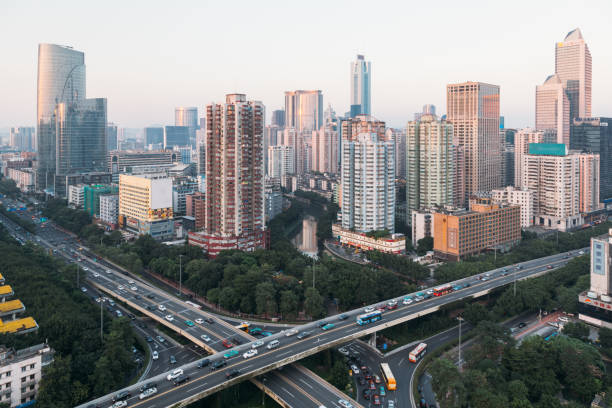istock Tianhe interchange of Guangzhou 1577888721