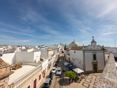 A view of the city of Olhão in the Algarve, Portugal