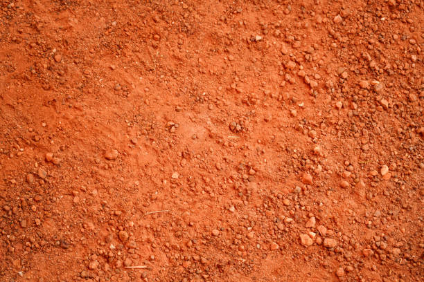 istock Dirt, terrain or gravel stone road surface. 1577975566