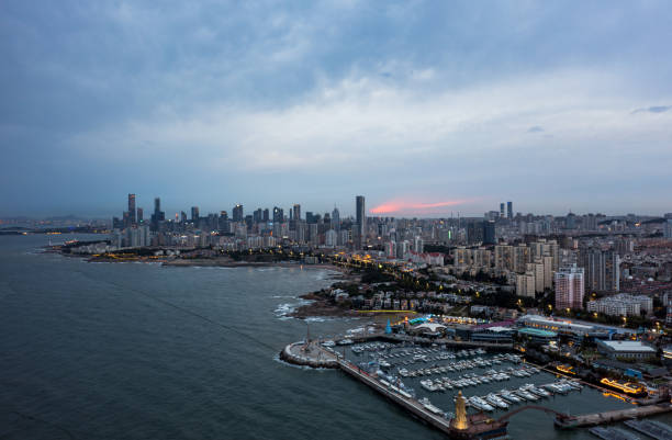 istock QingDao city building and Sea 1577976096