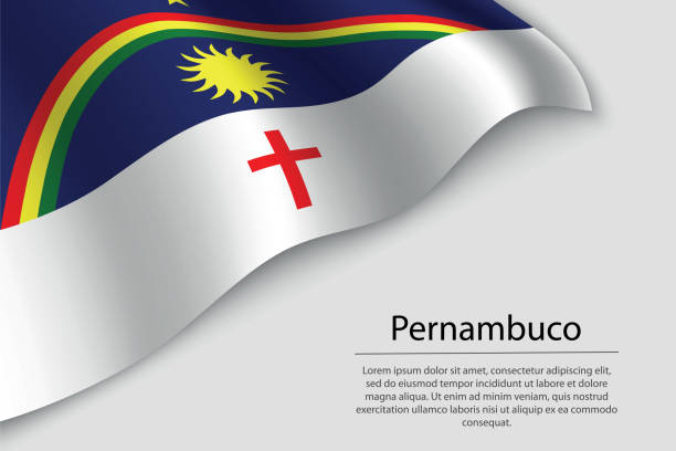 istock Wave flag of Pernambuco is a state of Brazi 1577980230