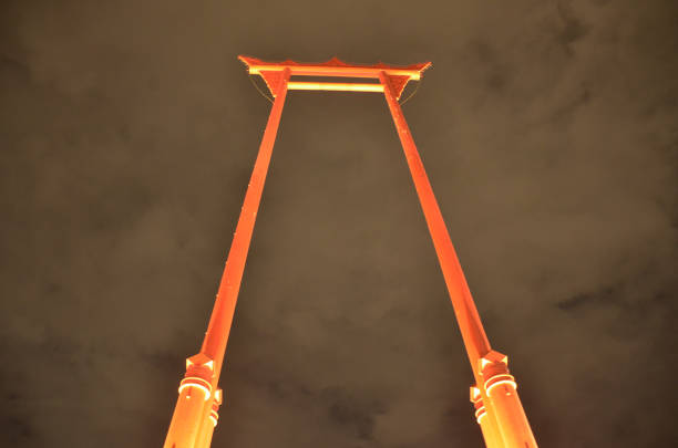 Bangkok landmark Swing Pole (Sao ching cha), The giant swing in