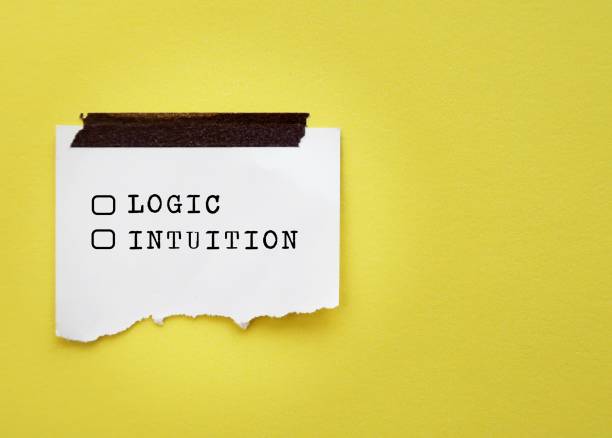 istock On yellow background, torn note with check boxes and text LOGIC and INTUITION, concept of choosing logic to make decision or follow instinct trusting intuition which valuable in some circumstance 1578054126
