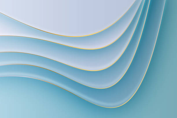 istock Abstract wave shapes concept design background. Abstract shapes background. Abstract trendy colors background. Vector illustration stock illustration 1578139950