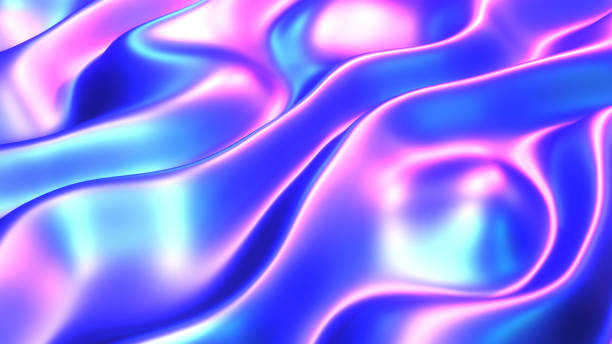 istock Purple blue plastic shiny background, latex glossy texture pattern wallpaper. 1578149976