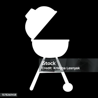 istock grill black apparatus fry black white barbecue 1578260458