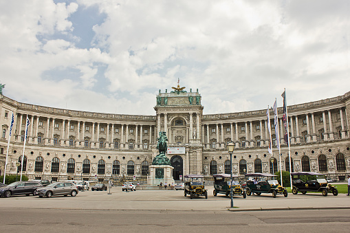 Vienna, Austria - august 6: Imperial Palace Hofburg august 6, 2020 in Vienna, Austria