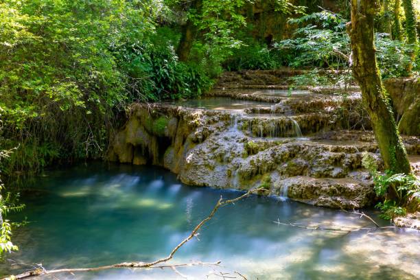 istock Scenic view of waterfall in forest,Krushuna,Bulgaria 1578288195