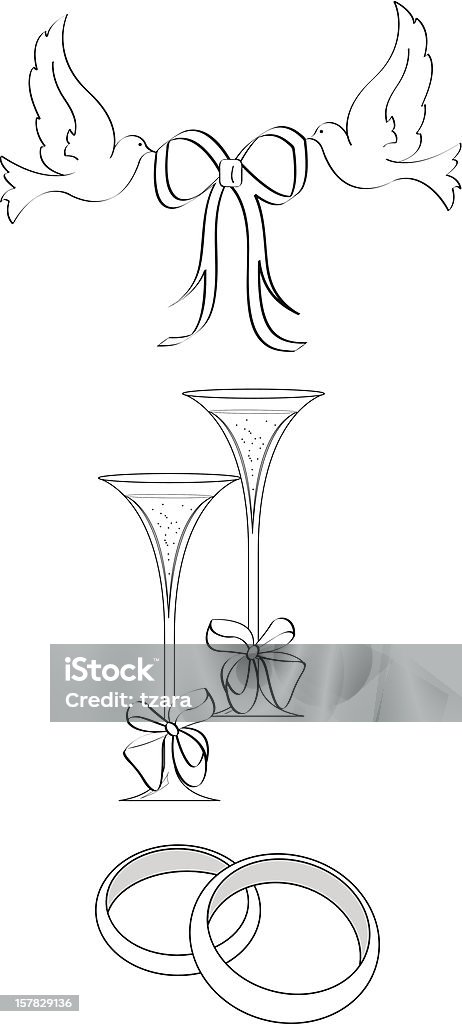 Hochzeit-Grafiken (Teil 1 - Lizenzfrei Computergrafiken Vektorgrafik