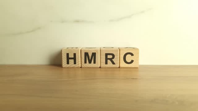HMRC abbreviation from wooden blocks