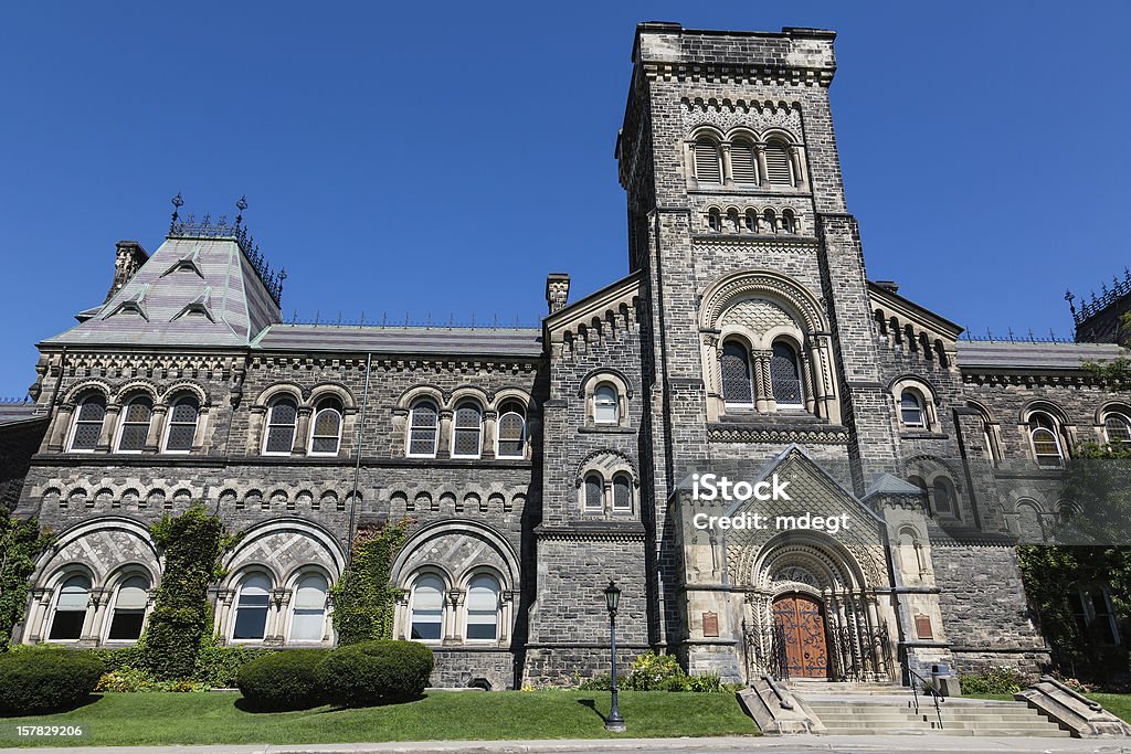 University of Toronto A Historical Building of University of Toronto Canada Stock Photo